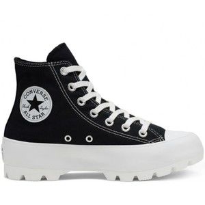 Converse Women Chuck Taylor All Star Platform Black White Canvas Shoes Size 9